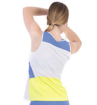 Nike Pro HyperCool - top fitness - donna, White/Blue/Green