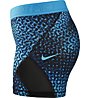 Nike Pro Hypercool Short - pantalone fitness corto - donna, Blue/Black