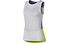Nike Pro HyperCool - top fitness - donna, White/Blue/Green