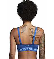 Nike Pro Indy Plunge W - Sport-BH mittlerer Halt - Damen, Blue