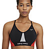 Nike Pro Indy W's Light-Support - reggiseno sportivo a basso sostegno - donna, Black/Red
