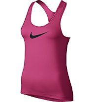 Nike Pro Tank Top W Top fitness donna, Vivid Pink/Black