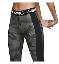 Nike Pro W's 7/8 Camo - pantaloni lunghi fitness - donna, Grey