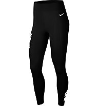 Nike Pro W's 7/8 Graphic - Trainingshose lang - Damen, Black
