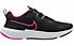 Nike React Miler 2 - scarpe running neutre - donna, Black/Pink