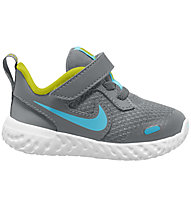 Nike Revolution 5 Baby - scarpe da ginnastica - bambino, Dark Grey/Light Blue