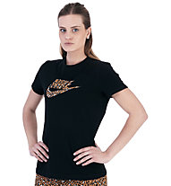 Nike Sportswear Animal Print Women's - T-Shirt - Damen, Black