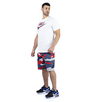 Nike Sportswear Camo - T-Shirt - Herren, White/Blue/Red