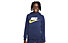 Nike Sportswear Club Fleece - felpa con cappuccio - ragazzo, Dark Blue