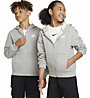 Nike Sportswear Club Fleece Jr - felpa con cappuccio - unisex, Light Grey