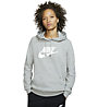 Nike W Nsw Essntl Po Hbr - felpa con cappuccio - donna, Grey/White