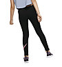 Nike Sportswear Favorites Swoosh - pantaloni fitness - ragazza, Black/Pink