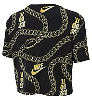 Nike Sportswear Glam Dunk Crop Tee - T-Shirt - Damen, Black