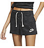 Nike  Sportswear Gym Vintage W - pantaloni fitness corti - donna, Black