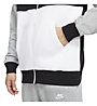 Nike Sportswear Men's Fleece - tuta sportiva - uomo, Grey/White/Black