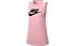 Nike Sportswear Muscle - Trainingsshirt ärmellos - Damen, Pink