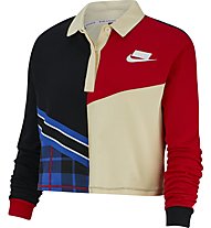 Nike Sportswear NSW - polo - donna, Black/Red/White/Multicolor