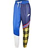 Nike Sportswear NSW Women's Woven Pants - Trainingshose - Damen, Blue/Light Blue/Multicolor