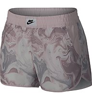 Nike Sportswear Print - pantaloni corti fitness - donna, Pink/Grey