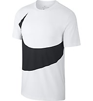 Nike Sportswear Swoosh Tee - T-Shirt - Herren, White/Black