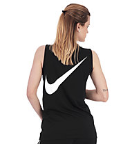 Nike Sportswear Swoosh - top fitness - donna, Black