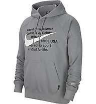 Nike Sportswear Swoosh French Terry Hoodie - felpa con cappuccio - uomo, Grey