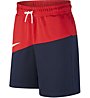 Nike Sportswear Swoosh French Terry Shorts - Trainingshose kurz - Herren, Blue/Red