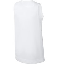 Nike Mesh Tank - Trägershirt Fitness - Damen, White