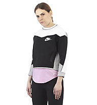 Nike Sportswear Tech Fleece Crew - felpa - donna, Black
