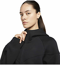 Nike Sportswear Tech Fleece Windrunner W - felpa con cappuccio - donna, Black