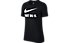 Nike Sportswear Tee Crew JDI - T-Shirt Kurzarm - Damen, Black/White