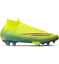 Nike Superfly 7 Elite MDS FG - scarpe da calcio terreni compatti, Yellow/Black/Green
