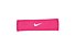 Nike Swoosh - Stirnband, Pink/White