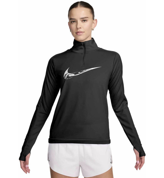 Nike Swoosh 1 2 Zip W maglia running maniche lunghe donna Sportler