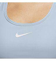 Nike Swoosh W - reggiseno sportivo medio sostegno - donna, Light Blue