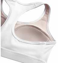 Nike Swoosh W - reggiseno sportivo medio sostegno - donna, White