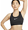 Nike Swoosh W - reggiseno sportivo alto sostegno - donna, Black