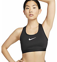 Nike Swoosh Front Zip gepolsterter Sport-BH mit mittlerem Halt für Damen.  Nike DE