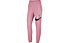 Nike Swoosh W's Fleece - pantaloni lunghi fitness - donna, Pink