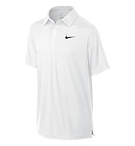 Nike Team Court Tennis-Poloshirt Kinder, White