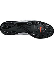 Nike Tiempo Genio II Leather FG - scarpe da calcio, Grey/Black/Orange
