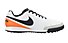 Nike Tiempo Genio II Leather TF - scarpe da calcio terreni duri, White/Black