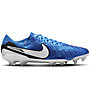 Nike Tiempo Legend 10 Elite FG - scarpe da calcio per terreni compatti, Blue/White