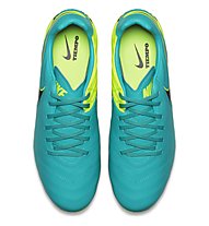 Nike Tiempo Mystic V FG - scarpe da calcio terreni compatti, Clear Jade/Black/Volt