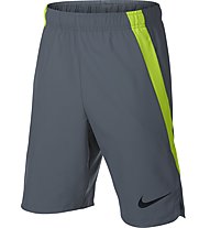 Nike Training Short - kurze Trainingshose - Jungen, Grey/Light Green