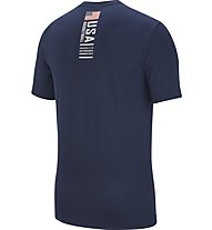Nike USAB Nike Dri-FIT - T-shirt basket - uomo, Dark Blue