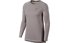 Nike Breathe Tailwind TOP - Runningshirt Langarm - Damen, Grey