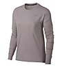Nike Dry Element Top LS - maglia running - donna, Grey