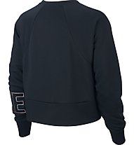 Nike Dry Get Fit Fleece Training - Sweatshirt - Damen, Black