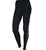 Nike Dry Training Tight W - pantaloni fitness - donna, Black